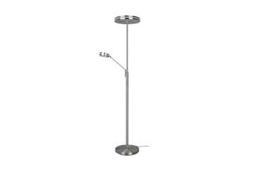 LED-Lattiavalaisin Franklin Uplighter Harjattu Teräs - Trio - Valaistus - Sisävalaistus & lamput - Lattiavalaisin - 3-vartinen lattiavalaisin