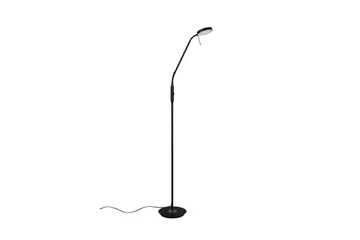 Led Lattiavalaisin Monza Mattamusta - Trio - Valaistus - Sisävalaistus & lamput - Lattiavalaisin - 5-vartinen lattiavalaisin
