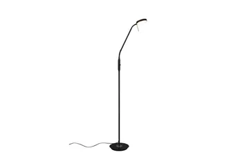 Led Lattiavalaisin Monza Mattamusta - Trio - Valaistus - Sisävalaistus & lamput - Lattiavalaisin - 5-vartinen lattiavalaisin