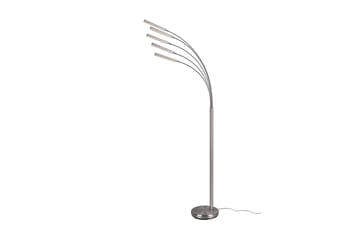 LED-Lattiavalaisin Reed Harjattu Teräs - TRIO - Valaistus - Sisävalaistus & lamput - Lattiavalaisin - 5-vartinen lattiavalaisin