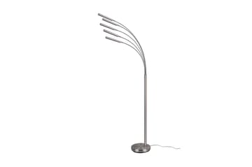 LED-Lattiavalaisin Reed Harjattu Teräs - TRIO - Valaistus - Sisävalaistus & lamput - Lattiavalaisin - 5-vartinen lattiavalaisin