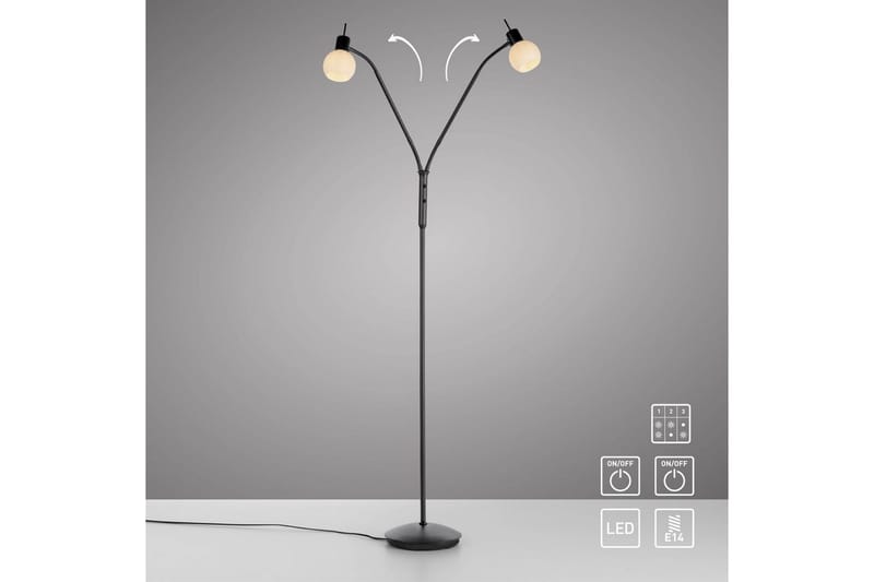 Loki Just Light Lattiavalaisin - Valaistus - Sisävalaistus & lamput - Lattiavalaisin - 3-vartinen lattiavalaisin