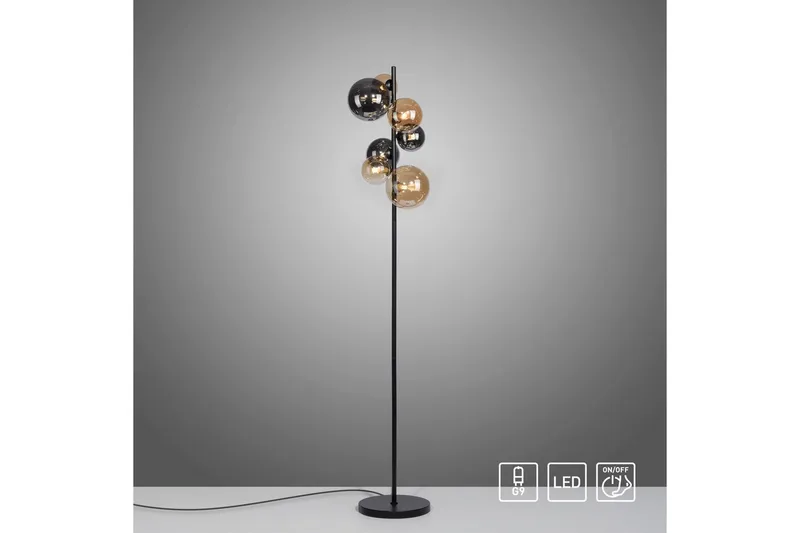 Popsicle Paul Neuhaus Lattiavalaisin - Valaistus - Sisävalaistus & lamput - Lattiavalaisin - 3-vartinen lattiavalaisin