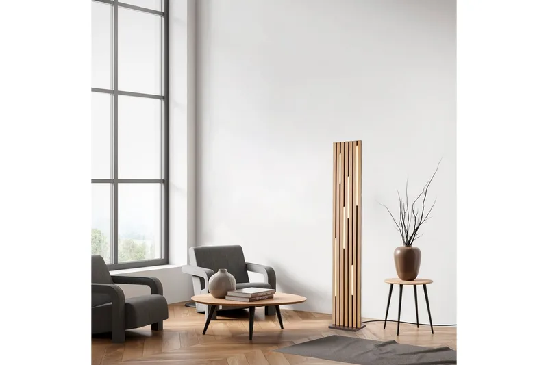 Q-Akustik Paul Neuhaus Lattiavalaisin - Valaistus - Sisävalaistus & lamput - Lattiavalaisin - 3-vartinen lattiavalaisin