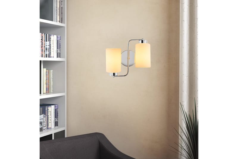 Seinävalaisin Jaska Kaksi Hopea - Hopea - Valaistus - Sisävalaistus & lamput - Lattiavalaisin - 3-vartinen lattiavalaisin