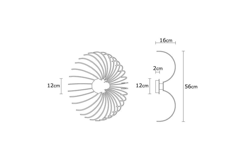 Seinävalaisin Subbersta Musta Halkaisija: 16 cm - Halkaisija: 16 cm - Valaistus - Sisävalaistus & lamput - Lattiavalaisin - 3-vartinen lattiavalaisin