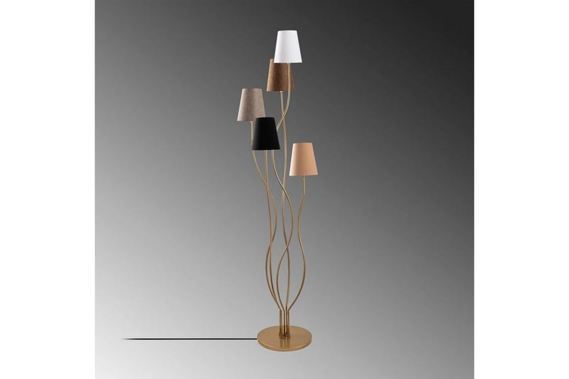 Sudattiavalaisin Crestor Monivärinen / Tummat värit - Monivärinen / Tummat värit - Valaistus - Sisävalaistus & lamput - Lattiavalaisin - 3-vartinen lattiavalaisin