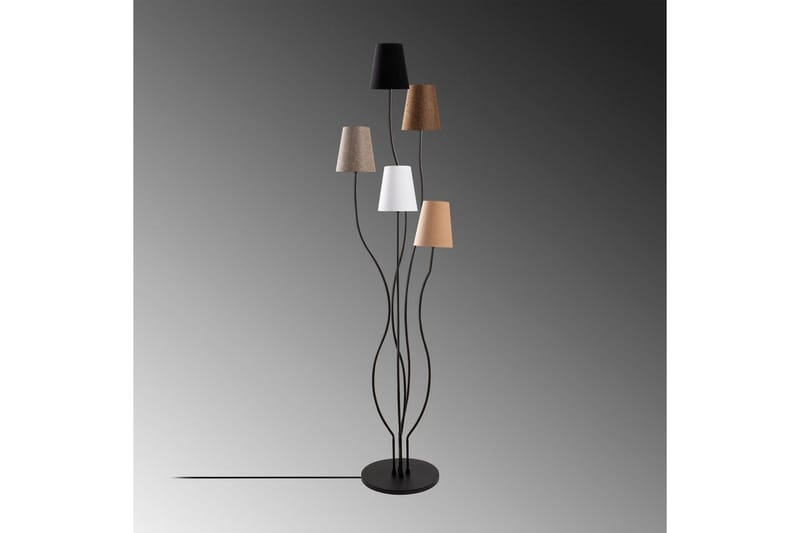 Sudattiavalaisin Crestor Monivärinen / Pehmeät värit - Monivärinen / Pehmeät värit - Valaistus - Sisävalaistus & lamput - Lattiavalaisin - 3-vartinen lattiavalaisin