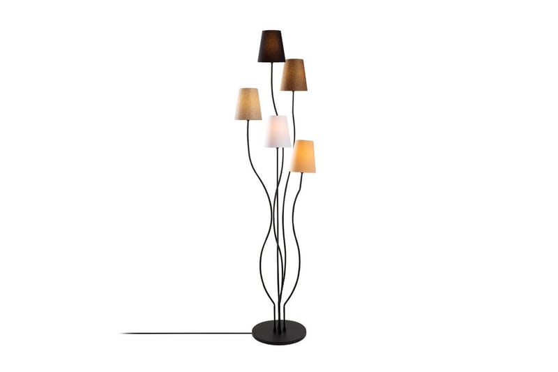 Sudattiavalaisin Crestor Monivärinen / Pehmeät värit - Monivärinen / Pehmeät värit - Valaistus - Sisävalaistus & lamput - Lattiavalaisin - 3-vartinen lattiavalaisin