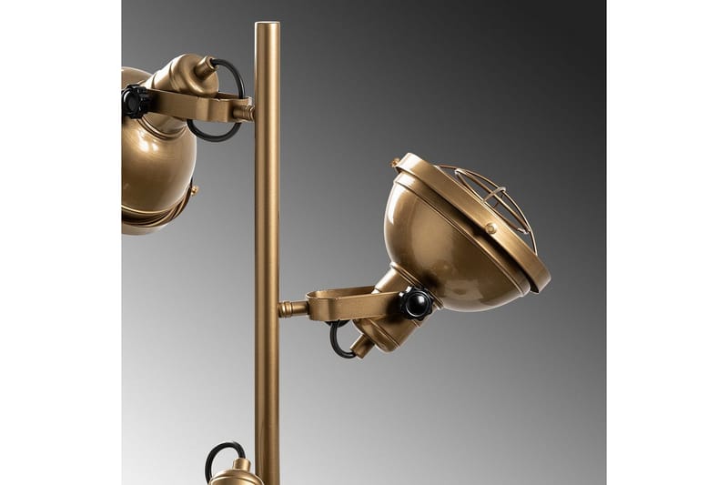 Sudattiavalaisin Desten Kulta - Kulta - Valaistus - Sisävalaistus & lamput - Lattiavalaisin - 3-vartinen lattiavalaisin