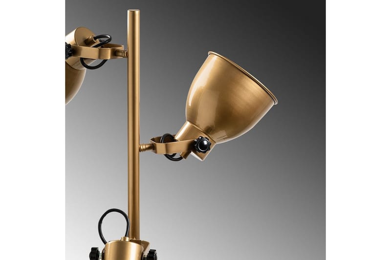 Sudattiavalaisin Elber Kulta - Kulta - Valaistus - Sisävalaistus & lamput - Lattiavalaisin - 3-vartinen lattiavalaisin