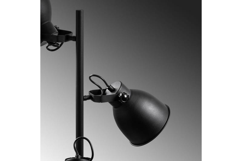 Sudattiavalaisin Elber Musta - Musta - Valaistus - Sisävalaistus & lamput - Lattiavalaisin - 3-vartinen lattiavalaisin