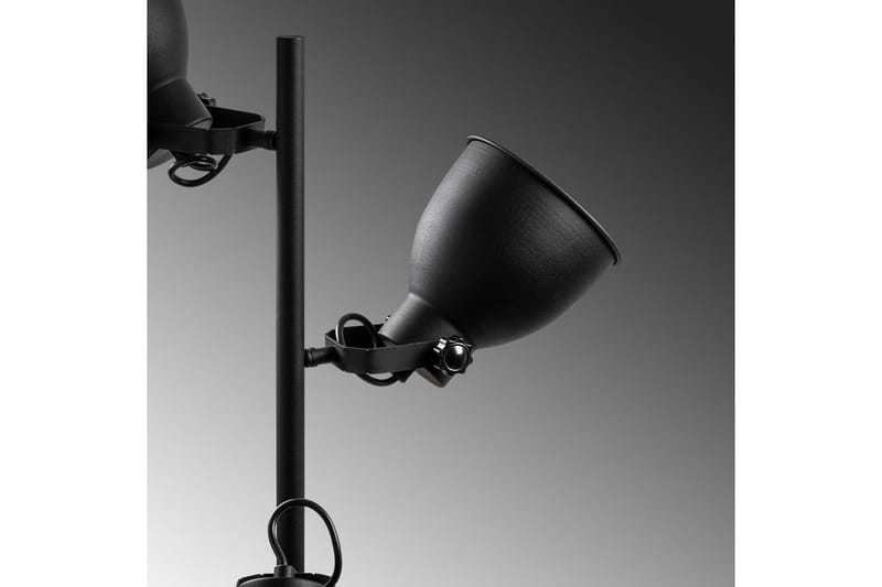 Sudattiavalaisin Elber Musta - Musta - Valaistus - Sisävalaistus & lamput - Lattiavalaisin - 3-vartinen lattiavalaisin