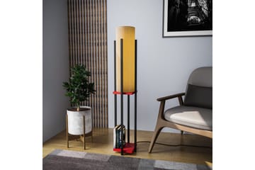 Sudattiavalaisin Hyllyvalaisin (Hyllyn korkeus: 60 cm) Musta / Punainen Beige