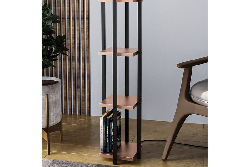 Sudattiavalaisin Hyllyvalaisin Lumi (Hyllyn korkeus: 29 cm) Puu / Beige - Puu / Beige - Valaistus - Sisävalaistus & lamput - Lattiavalaisin - 3-vartinen lattiavalaisin