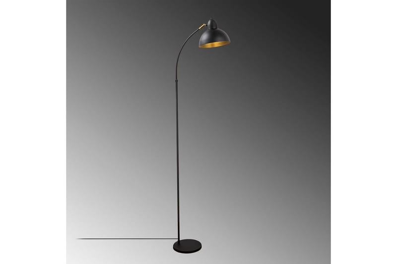 Sudattiavalaisin Masatsune Musta / Antiikki - Musta / Antiikki - Valaistus - Sisävalaistus & lamput - Lattiavalaisin - 3-vartinen lattiavalaisin