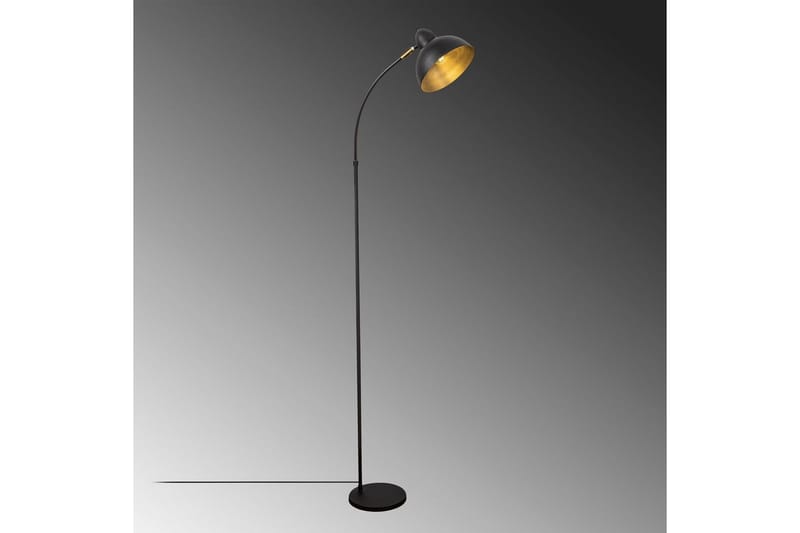 Sudattiavalaisin Masatsune Musta / Antiikki - Musta / Antiikki - Valaistus - Sisävalaistus & lamput - Lattiavalaisin - 3-vartinen lattiavalaisin