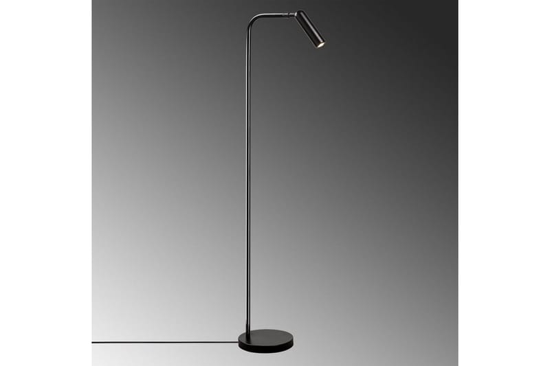 Sudattiavalaisin Matsuchi Musta - Musta - Valaistus - Sisävalaistus & lamput - Lattiavalaisin - 3-vartinen lattiavalaisin