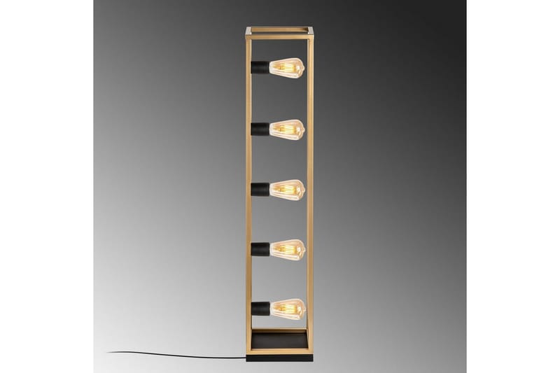 Sudattiavalaisin Orika Kulta - Kulta - Valaistus - Sisävalaistus & lamput - Lattiavalaisin - 3-vartinen lattiavalaisin