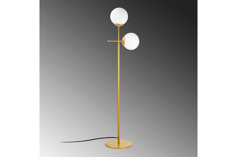 Sudattiavalaisin Ranpal Kulta - Kulta - Valaistus - Sisävalaistus & lamput - Lattiavalaisin - 3-vartinen lattiavalaisin