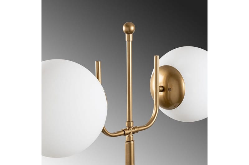 Sudattiavalaisin Sarvi Kulta - Kulta - Valaistus - Sisävalaistus & lamput - Lattiavalaisin - 3-vartinen lattiavalaisin