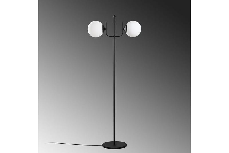 Sudattiavalaisin Sarvi Musta - Musta - Valaistus - Sisävalaistus & lamput - Lattiavalaisin - 3-vartinen lattiavalaisin