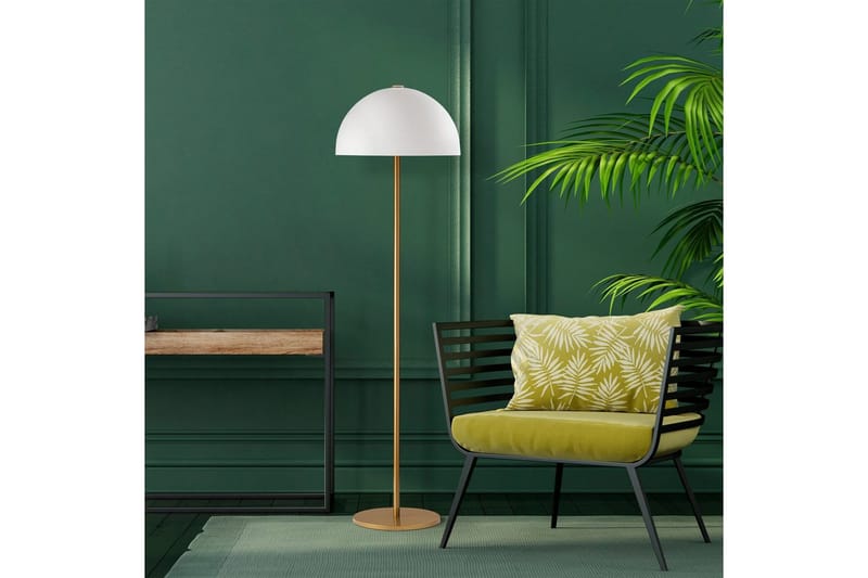 Sudattiavalaisin Sekoitettu Kulta Valkoinen - Kulta Valkoinen - Valaistus - Sisävalaistus & lamput - Lattiavalaisin - 3-vartinen lattiavalaisin