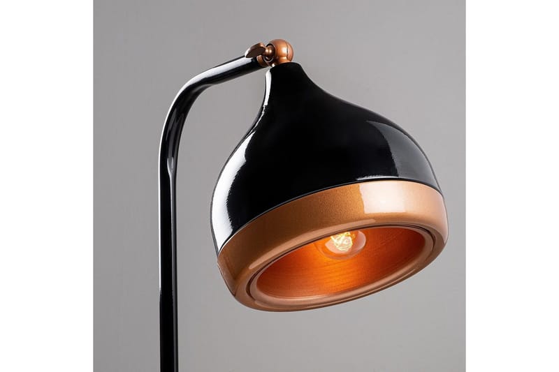 Sudattiavalaisin Soodx Musta / Kupari - Kupari/Musta - Valaistus - Sisävalaistus & lamput - Lattiavalaisin - 3-vartinen lattiavalaisin