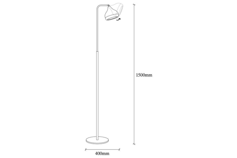 Sudattiavalaisin Soodx Musta / Kupari - Kupari/Musta - Valaistus - Sisävalaistus & lamput - Lattiavalaisin - 3-vartinen lattiavalaisin