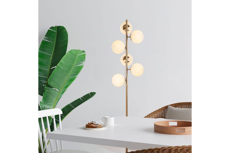 Sudattiavalaisin Subin Vintage - Vintage - Valaistus - Sisävalaistus & lamput - Lattiavalaisin - 3-vartinen lattiavalaisin