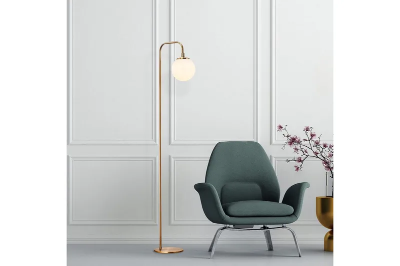 Sudattiavalaisin Tolra Vintage - Monivärinen - Valaistus - Sisävalaistus & lamput - Lattiavalaisin - 3-vartinen lattiavalaisin