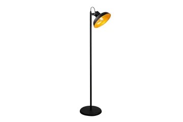 Sudattiavalaisin Zinra Musta / Kulta - 30 x 43 cm - Valaistus - Sisävalaistus & lamput - Lattiavalaisin - 5-vartinen lattiavalaisin