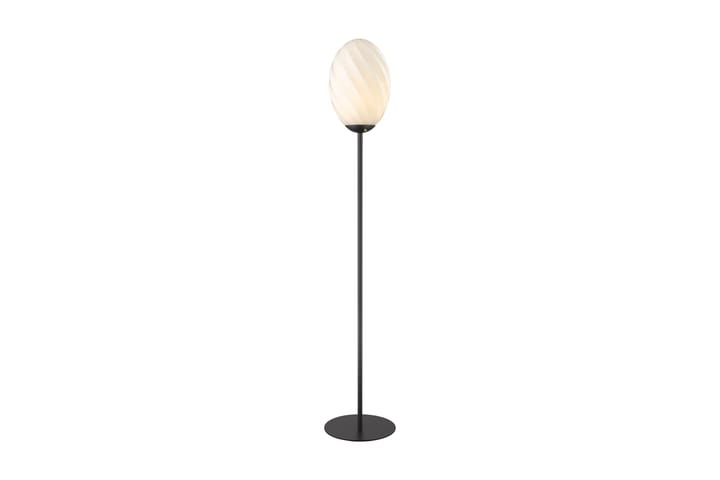 Twist Lattiavalaisin Opaali/Musta - 5-vartinen lattiavalaisin - PH lamppu - 2-vartinen lattiavalaisin - Uplight lattiavalaisin - 3-vartinen lattiavalaisin - Kaarivalaisin - Lightbox - Olohuoneen valaisin - Verkkovalaisin - Tiffanylamppu - Riisipaperivalaisin - Lattiavalaisin