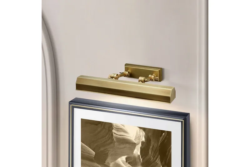 Kuvavalaisin Elstead Lighting Chawton 402x119x186 mm, Ikääntynyt messinki - 402x119x186 mm, Ikääntynyt messinki - Valaistus - Sisävalaistus & lamput - Erikoisvalaisin - PH lamppu