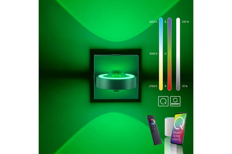 Q-Mia Paul Neuhaus Seinävalaisin - Valaistus - Sisävalaistus & lamput - Lukuvalot