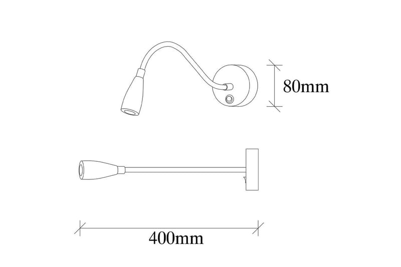 Seinävalaisin Lukeminen Musta - Musta - Valaistus - Sisävalaistus & lamput - Lukuvalot