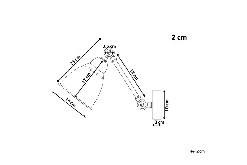 Tillatoba Seinään kiinnitettävä Lukulamppu 2 kpl E27 - Grafiitti - Valaistus - Sisävalaistus & lamput - Lukuvalot