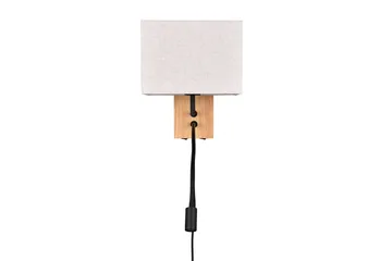 Seinävalaisin Nilam Lukuvalolla 25cm LED+ E27 Luonnonpuu - TRIO - Valaistus - Sisävalaistus & lamput - Makuuhuoneen valaisin - Seinävalaisin makuuhuone