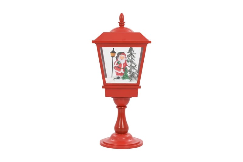 Jouluinen jalustavalaisin joulupukilla 64 cm LED - Punainen - Valaistus - Sisävalaistus & lamput - Pöytävalaisin