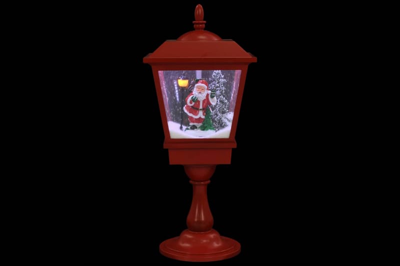 Jouluinen jalustavalaisin joulupukilla 64 cm LED - Punainen - Valaistus - Sisävalaistus & lamput - Pöytävalaisin