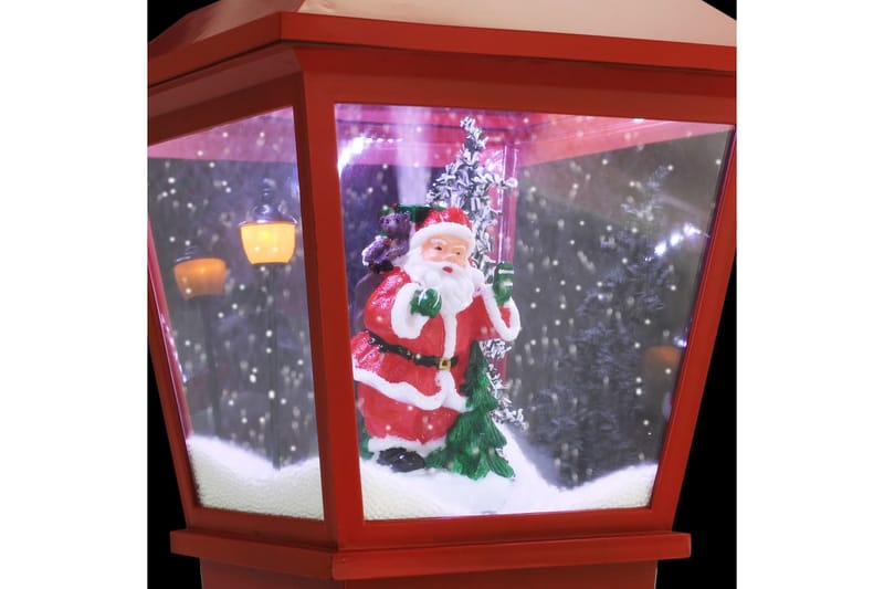 Jouluinen jalustavalaisin joulupukilla 64 cm LED - Punainen - Valaistus - Sisävalaistus & lamput - Pöytävalaisin