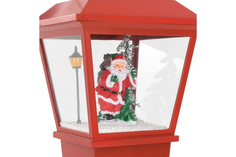 Jouluinen jalustavalaisin joulupukilla 64 cm LED - Punainen - Valaistus - Sisävalaistus & lamput - Pöytävalaisin