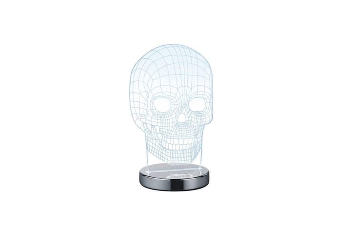 LED-Pöytävalaisin Skull Kromi - TRIO - Riisipaperivalaisin - Lightbox - Kaarivalaisin - Pöytävalaisin - Tiffanylamppu - PH lamppu - Verkkovalaisin