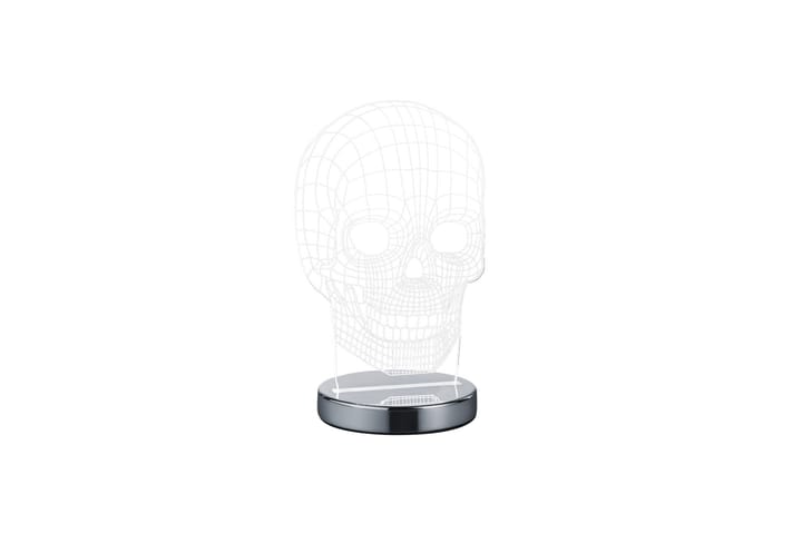 LED-Pöytävalaisin Skull Kromi - TRIO - Riisipaperivalaisin - Lightbox - Kaarivalaisin - Pöytävalaisin - Tiffanylamppu - PH lamppu - Verkkovalaisin