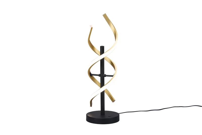 LED-Pöytävalaisin Sequence Mattamessinki/Mattamusta, Trio Lighting