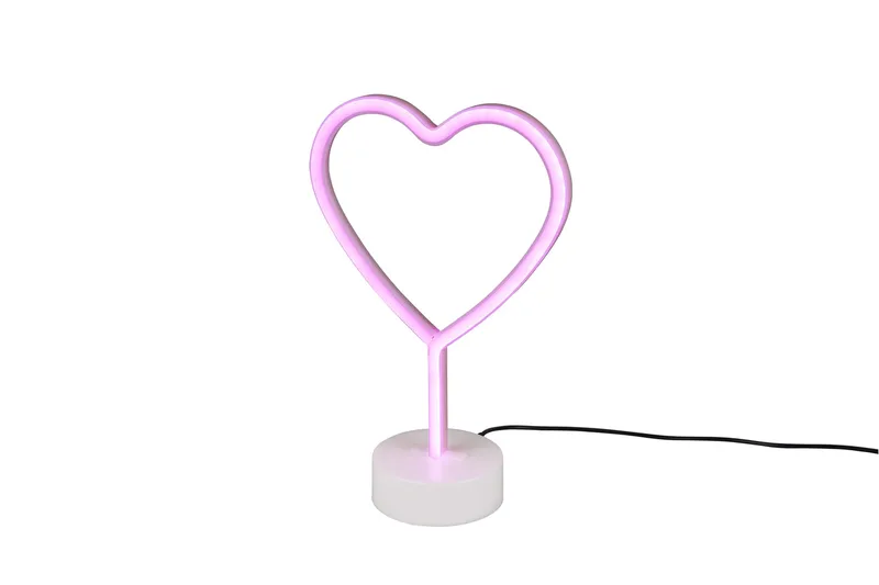 LED-Pöytävalaisin Heart Valkoinen, TRIO