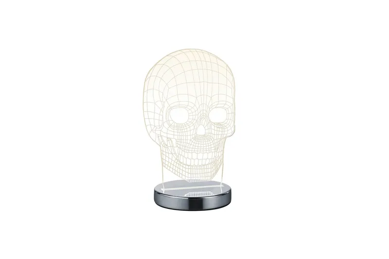 LED-Pöytävalaisin Skull Kromi - TRIO - Valaistus - Sisävalaistus & lamput - Pöytävalaisin