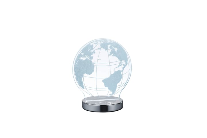 LED-Pöytävalaisin Globe Kromi - TRIO - Riisipaperivalaisin - Lightbox - Kaarivalaisin - Pöytävalaisin - Tiffanylamppu - PH lamppu - Verkkovalaisin