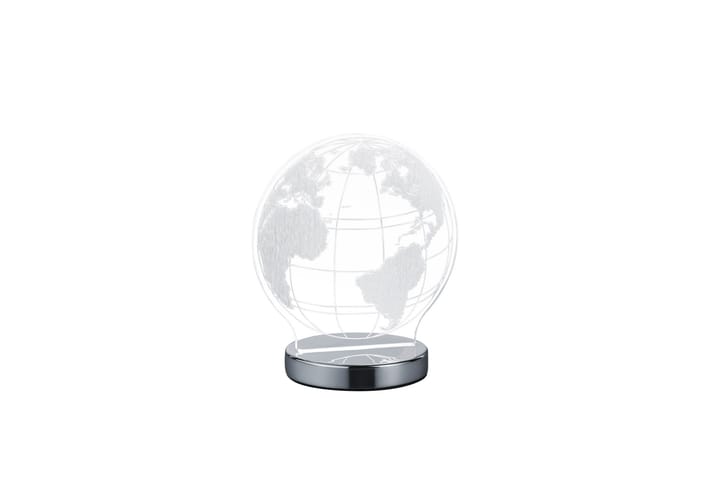 LED-Pöytävalaisin Globe Kromi - TRIO - Riisipaperivalaisin - Lightbox - Kaarivalaisin - P�öytävalaisin - Tiffanylamppu - PH lamppu - Verkkovalaisin