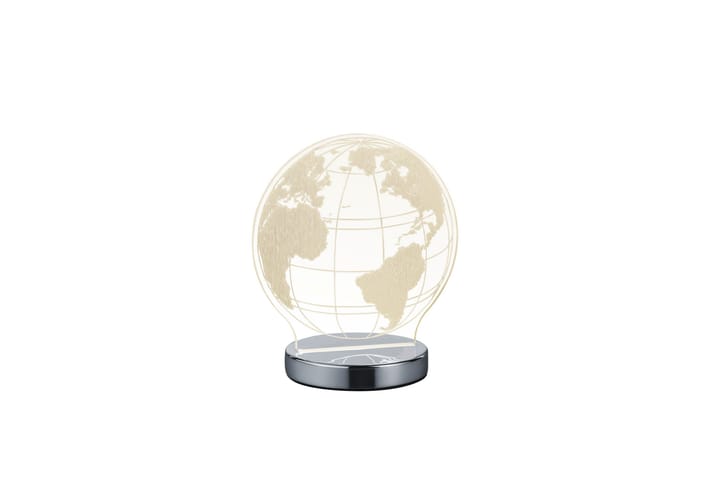 LED-Pöytävalaisin Globe Kromi - TRIO - Riisipaperivalaisin - Lightbox - Kaarivalaisin - Pöytävalaisin - Tiffanylamppu - PH lamppu - Verkkovalaisin